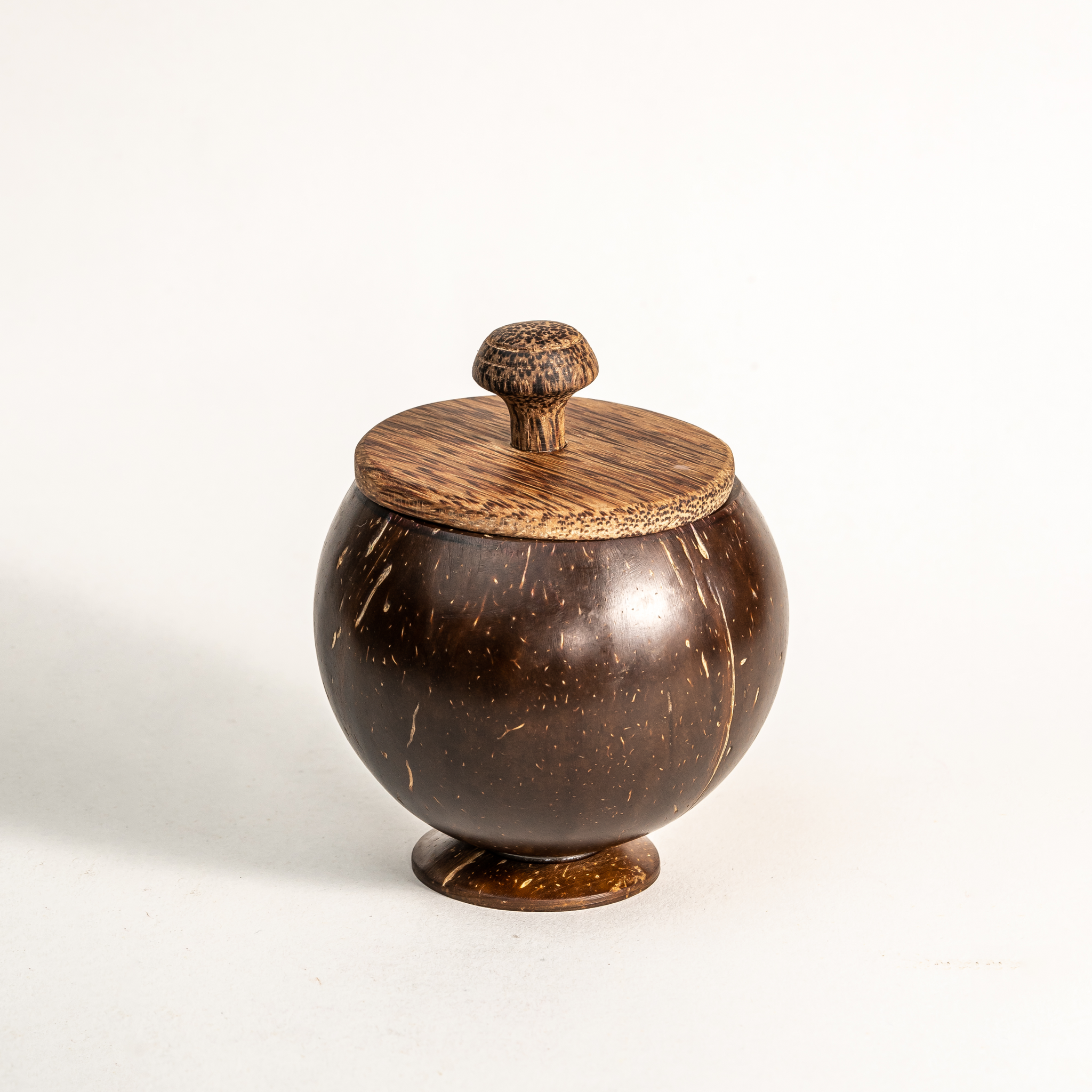 Coconut Shell Food Container with Lid