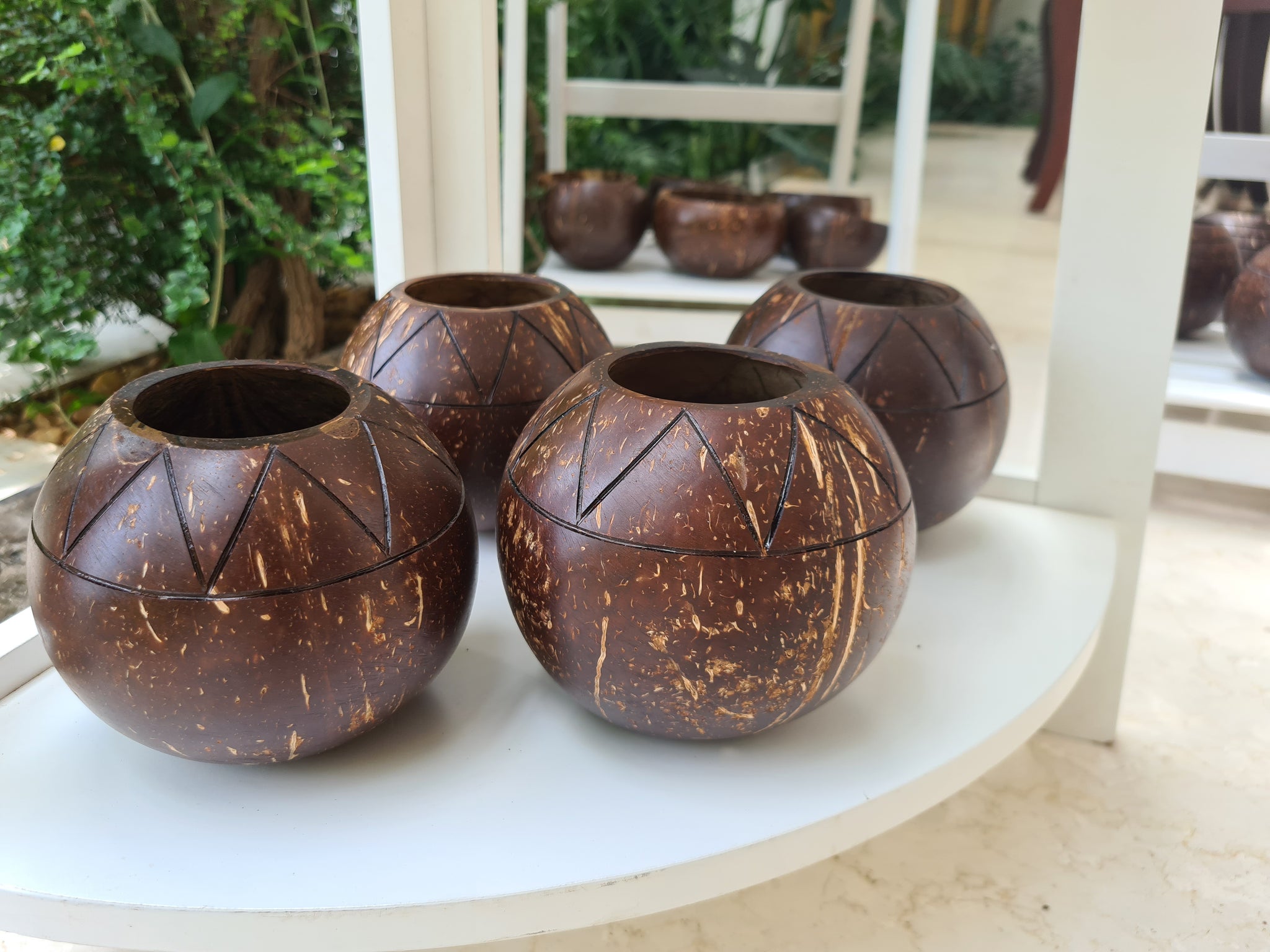 Thenga Coconut Shell Planter