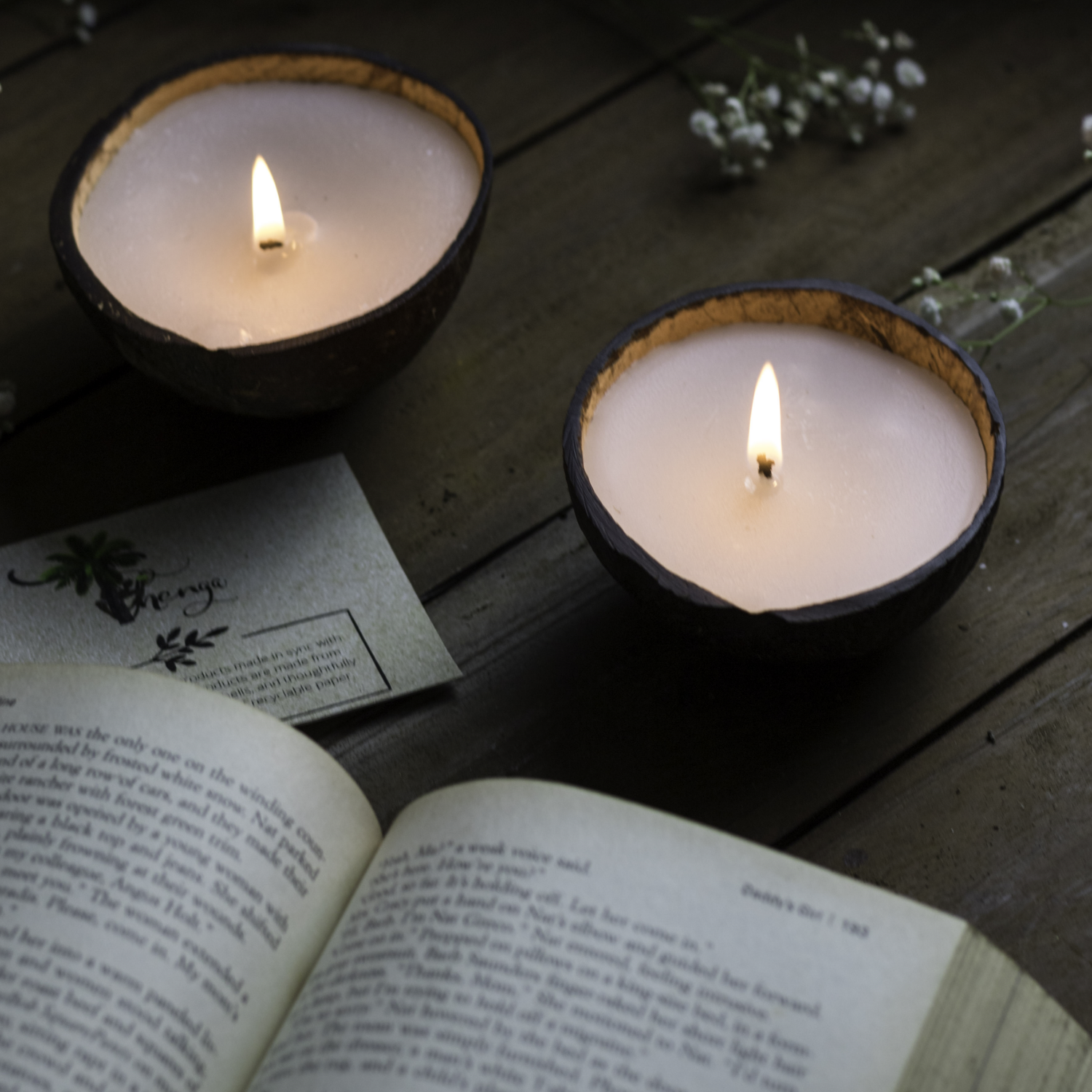 Coconut Shell Candle