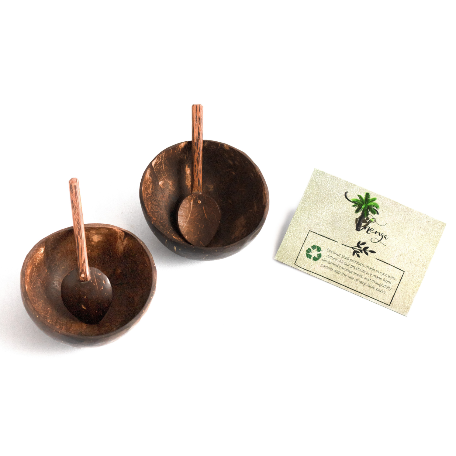 Mini Coconut Bowl with Spoon